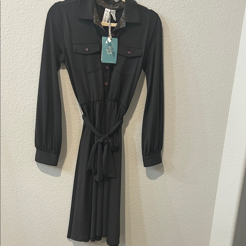 Matilda Jane Black Long Sleeve soft Dress